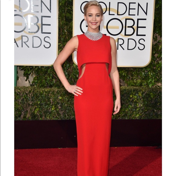 badgley mischka red dress